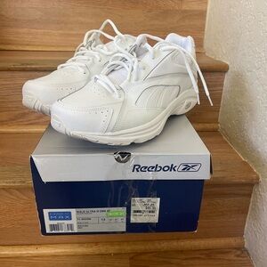Reebok Walk Ultra III DMX 2E Wide Men’s Size 13 — White Comfort Walking Shoes